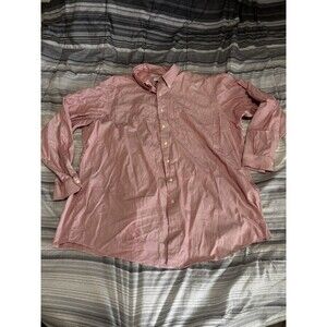 Brooks Brothers Men's Original Polo Oxford Shirt 19 37 Button Down Red Striped